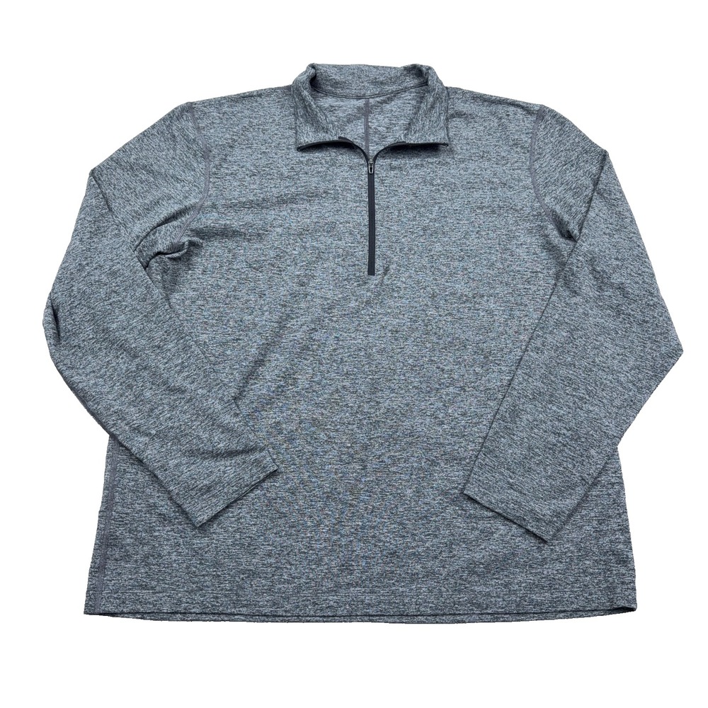 Lululemon Pullover Mens XL Gray 1/4 Zip Performance Business Casual Gym Run Top
